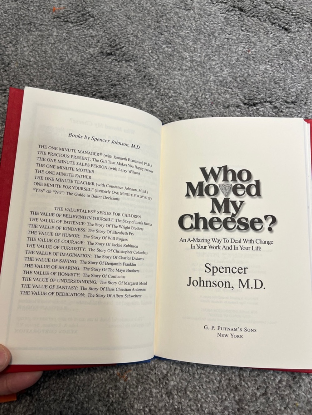 Business / Change / Leadership Book Set - Cheese, Fish, Carrot - Picture 3 of 4